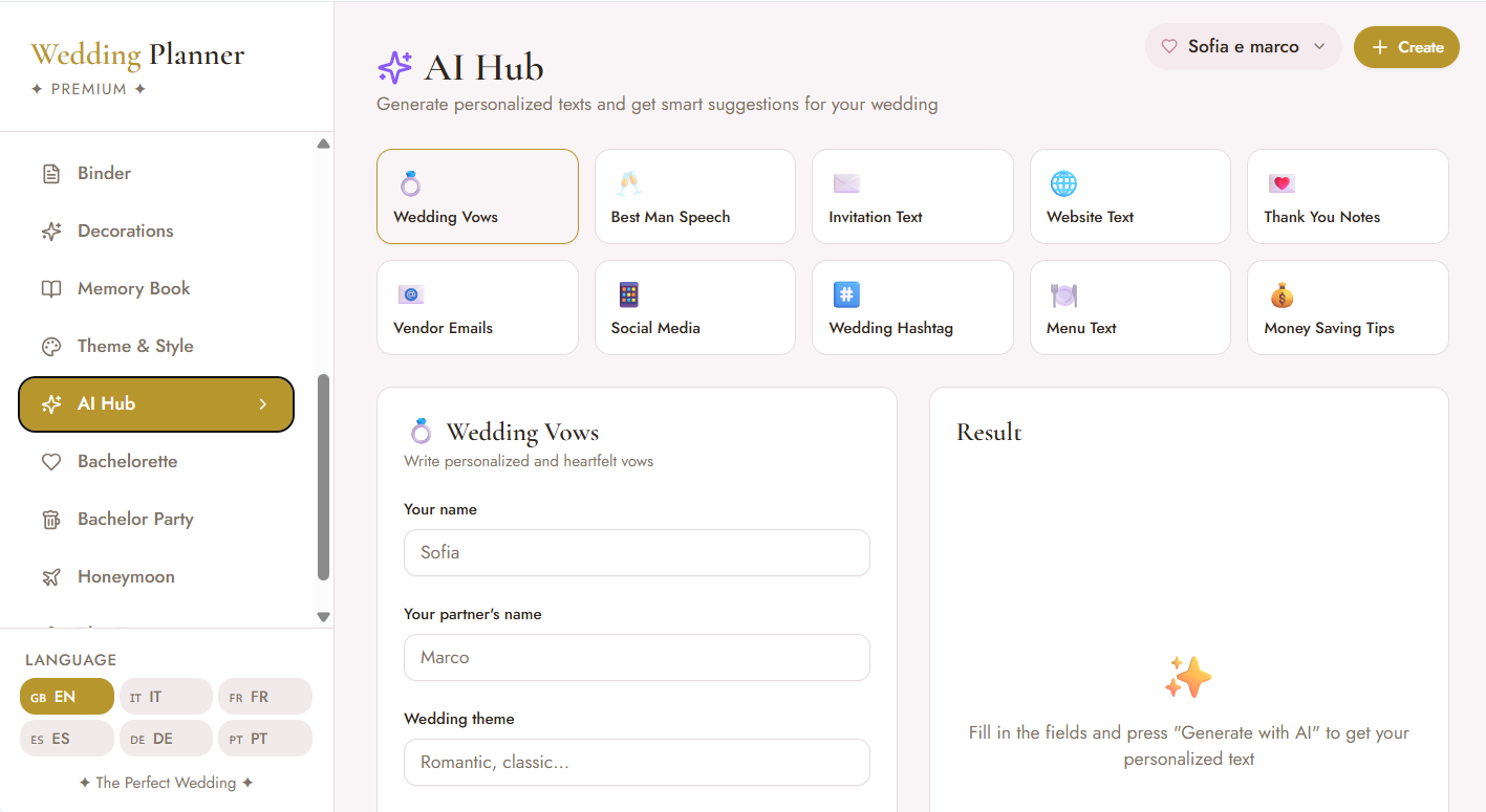 Wedding Planner Premium – The App That Turns Your Wedding Into a Masterpiece