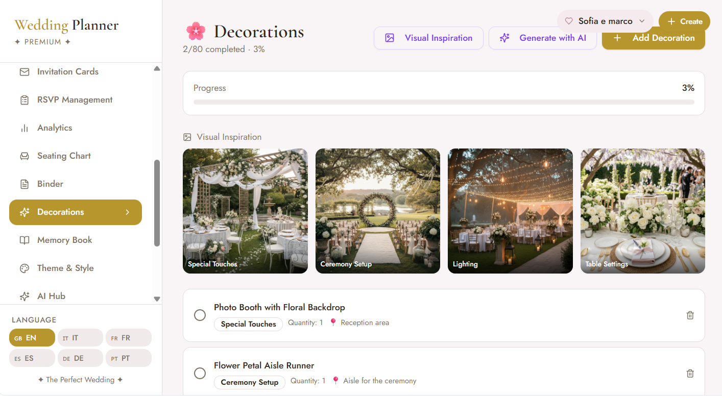 Wedding Planner Premium – The App That Turns Your Wedding Into a Masterpiece