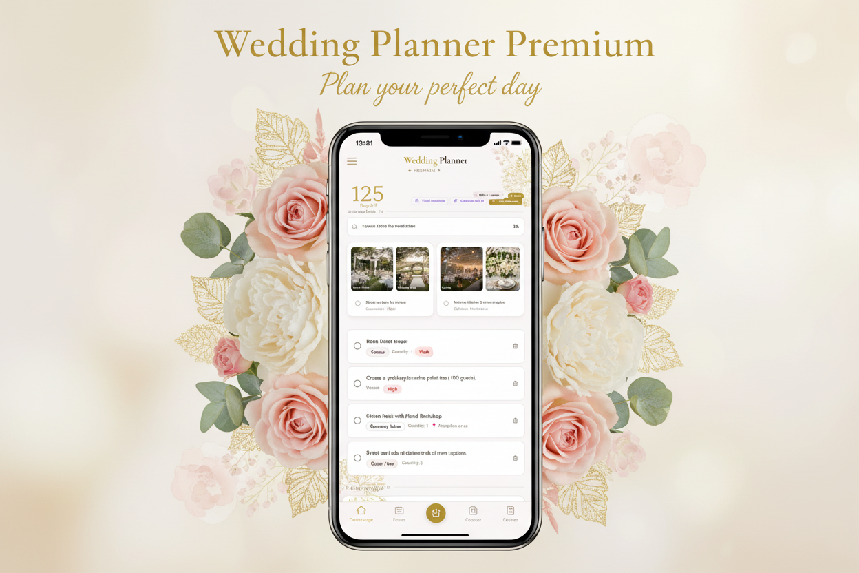 Wedding Planner Premium – The App That Turns Your Wedding Into a Masterpiece